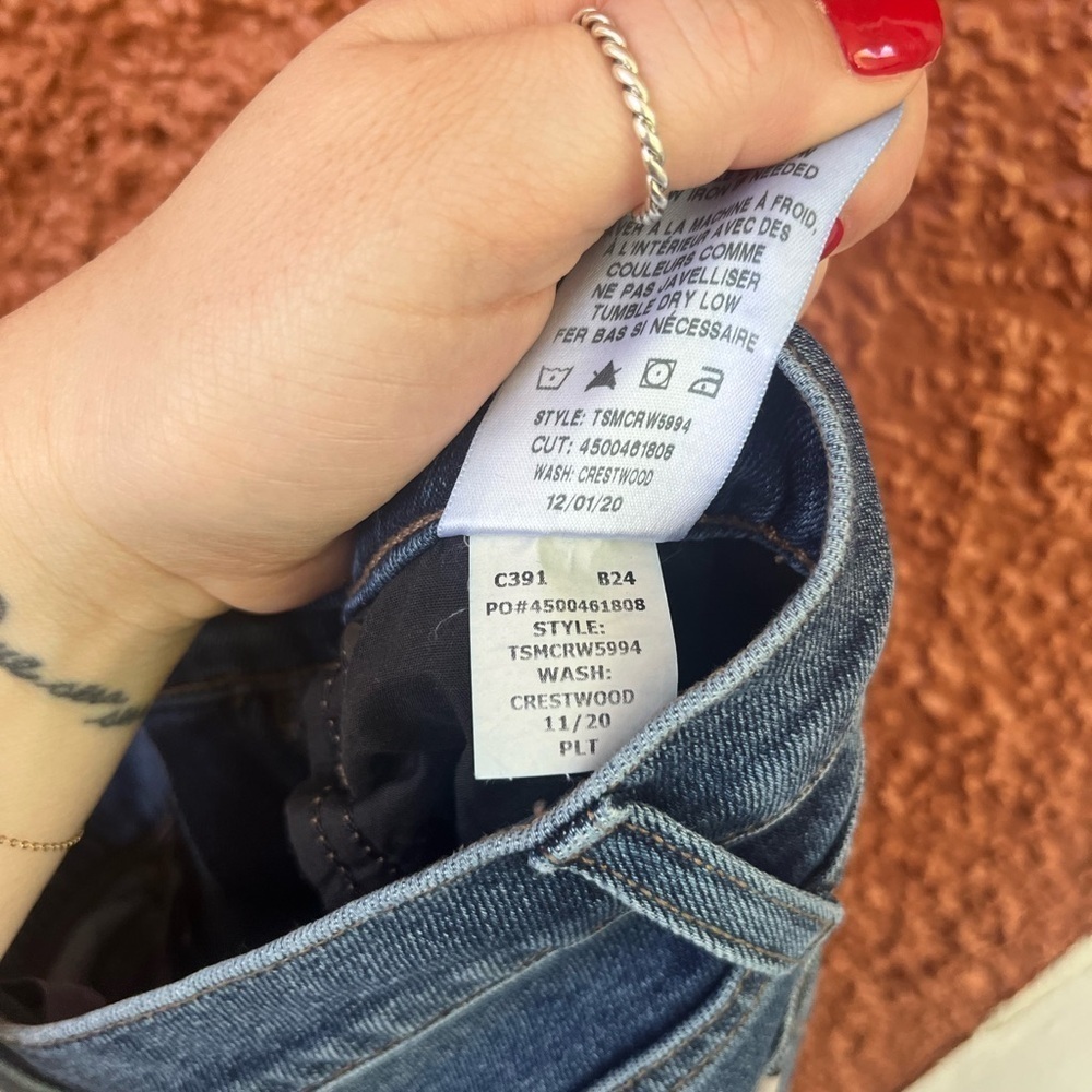 Joe's Jeans Skinny Women Size 26 Blue Medium Wash Denim Mid Rise Stretch - Picture 5 of 6